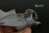 Quinta Studio QD32206 I-16 Type 24/28 3D-Printed coloured Interior on decal paper (ICM) 1/32